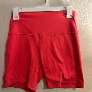 Lululemon Align shorts. Size 8. Pink/red color
